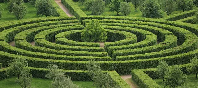 labyrinthe jardin